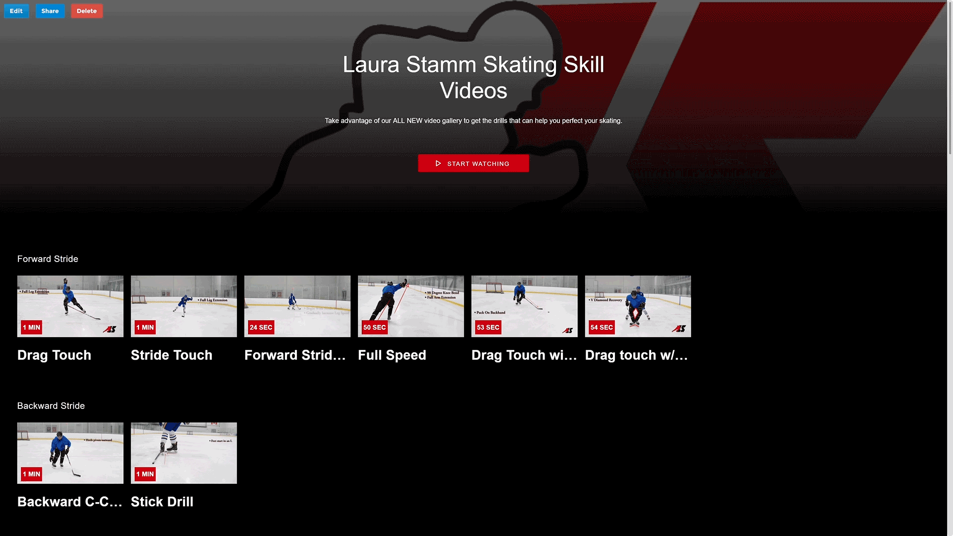 A video of Laura Stamms video upload on Cincopa