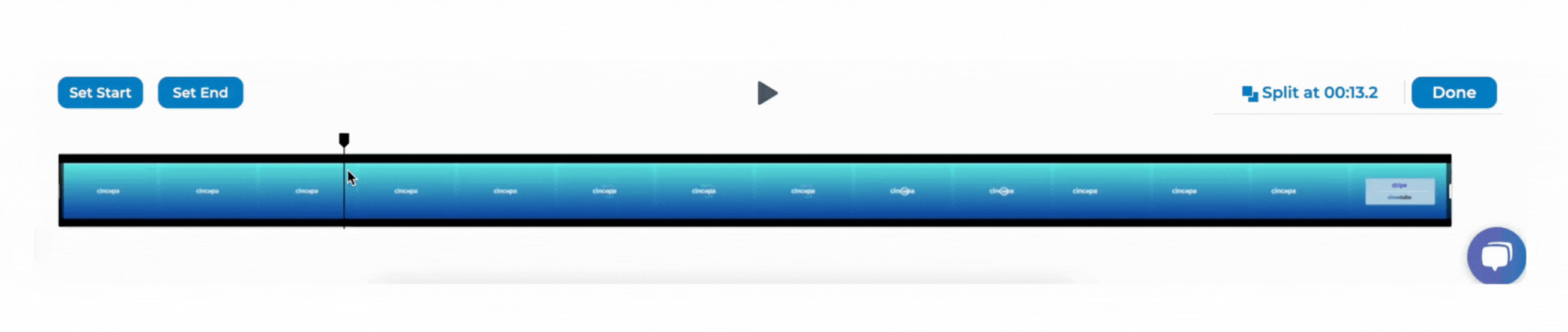 Trimming videos - Cincopa Video Editor